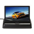 Foldable Night Vision Reverse Monitor Car Rear View Display Parking Camera 8LED