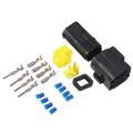 Pin Way Kit Electrical Wire Connector Plug Truck Marine Car Male Female Terminals