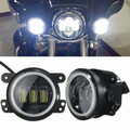 60W Harley Jeep Wrangler 4 Inch LED White Light Motorcycle Waterproof