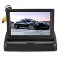 Rear View Backup Kit LCD Foldable Reversing Camera 4.3 Inch Monitor Car Wireless