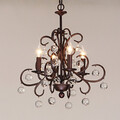 Traditional/classic Feature For Candle Style Metal Painting Max 40w Bedroom Living Room Chandelier Dining Room