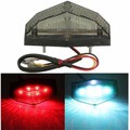 Motorcycle LED Rear Brake Stop Running 12V License Plate Lights Tail Universal