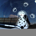 Dog Decals Tail Rear Window Wiper Reflective 3D Car Sticker Cartoon Moving