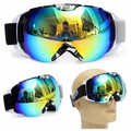 Outdoor Snowboard Ski Snowboard Goggles Dual Lens Motorcycle Racing Anti-Fog