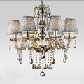 Chandelier Traditional/classic Feature For Crystal Living Room Glass Bedroom Vintage Electroplated