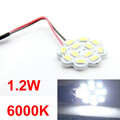 DC Panel Light Reading Roof 12SMD Car Interior Dome LED White Lamp Bulb 12V