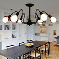 Loft Bar Iron Fashion Vintage Lights Ceiling Lamp