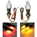 Turn Signal Indicators Red Universal Light Blinker 12V Motorcycle LED Amber