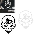 knight Skeleton Phantom Reflective Car Sticker Ghost Decal