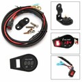 Motorcycle LED Digital 12V-24V Wiring Harness Gauge Voltmeter with Switch