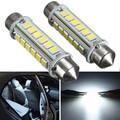 Bulb 2Pcs Festoon 44mm Light License Plate White LED Interior Dome 24SMD