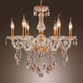 Feature For Crystal Metal Entry Study Room Office Dining Room Gold Chandelier