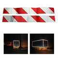 Red Universal Silver Car Truck Reflective Stickers Type