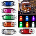 6 LED Clearance 12V Waterproof Warning Lamp Lights Side Marker Bulb