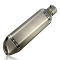 Motorcycle Exhaust Muffler Pipe 51mm Stainless Modified Supermoto Motorcross