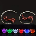 360 Degree Lens Devil Eyes Motorcycle Accessories Headlights LED Modified Car