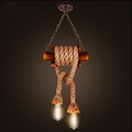 Ancient Lamp American Droplight Bamboo Ways Chinese Style