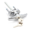 with 2 Keys Lock Garage Door Inch Universal Handle Degree Rotation Replacement