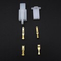 Way Connectors Terminal for Motorcycle 2.8mm Male Female 2 Flat Car
