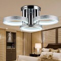 Chandelier Lights Silver Modern Led
