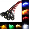 5pcs Plastic Light Lamp DC 12V 3MM Holders Bezel