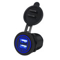 Double Mobile Phone Charger Car Aperture 4.2A Dual USB
