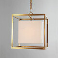 Bedroom Retro European Restaurant Art Gold Pendant Light