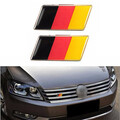 Aluminium Emblem Decal Badge Grille 2Pcs Germany Flag Universal Decoration German