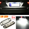 V60 XC60 S60 XC90 V70 Number Plate Light C70 Volvo S40 2x LED V50 Licence