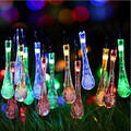 Light String Outdoor Christmas Tree Christmas Light Garden Solar Drop