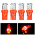 4pcs Lighting Door Lamp T10 LED Side Maker Light Car Red 5630 10SMD Interior Bulb