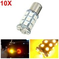 Tail Bulb Yellow LED Car Turn Signal Light 21W 5050 27SMD 10pcs 12V Lamp Reverse