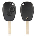 Key Keyless Remote Shell Case Uncut 2 Buttons Blade For Renault