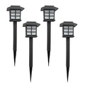 Solar Lawn Lamp Color Changing Light Garden Stake Set