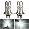 550LM H7 Fog Light DRL Bulb White 2Pcs 2835 12SMD LED Car Daytime Running Light