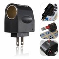 Wall Cigarette Lighter Adapter Converter 220V AC Power 12V DC Car Universal