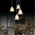 Painting Feature For Mini Style Metal Traditional/classic Dining Room Vintage Max 60w Pendant Light Retro