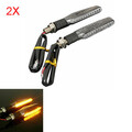 Signal Indicator Blinkers Amber 4pcs Light Shell Motorcycle LED Turn Carbon Body