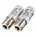 P21W 1156 BA15S Reverse Brake 10LED Indicator Light Pair 50W Bulbs