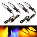 Universal Motorcycle LED Turn Yellow Light Signal Indicator 4pcs 12V Blue