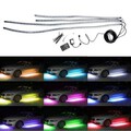 Wireless Control RGB Car Decoration Strip Light Neon Light Kit LED Waterproof 4pcs