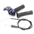 125cc 140cc 8 Inch Blue Twist Throttle Pitbike With Cable 22mm