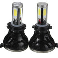 White 6000K H4 H7 Car Headlight DC Waterproof IP68 G5 H13 80W 8000LM Angle COB