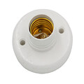 Connector Light Bulbs Holder Led E27 White Base