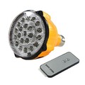 Led Bulb Flashlight White E27 Emergency Remote Control Rechargeable Spotlight
