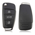 AUDI A3 A4 A6 3 Button Remote Key Shell A2 Folding Flip Case A6L