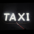 Mark White LED Board Taxi 45SMD Logo Driving Light Night