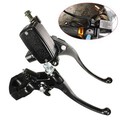 Reservoir Brake Clutch Levers 1inch Control Motorcycle Handlebar Bore