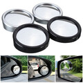 2Pcs Rear View Mirror Glasses Wide Angle Blind Spot Round Auto Car Truck Convex