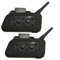 2Pcs with Bluetooth Function 1000m Motorcycle Helmet Intercom Headset